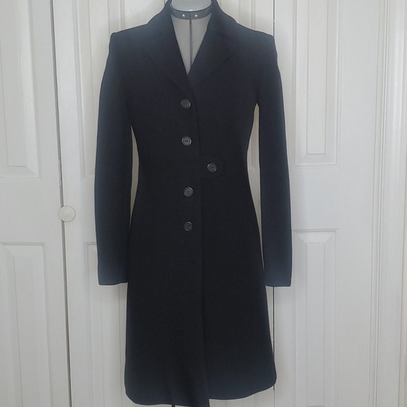 J. Crew Jackets & Blazers - J. CREW Black Wool Coat Size 2